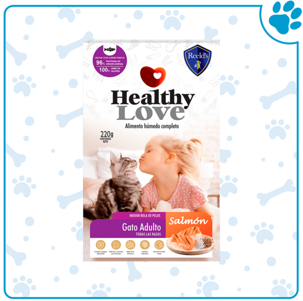 Healthy Love Gato Adulto Salmón 220 Gr
