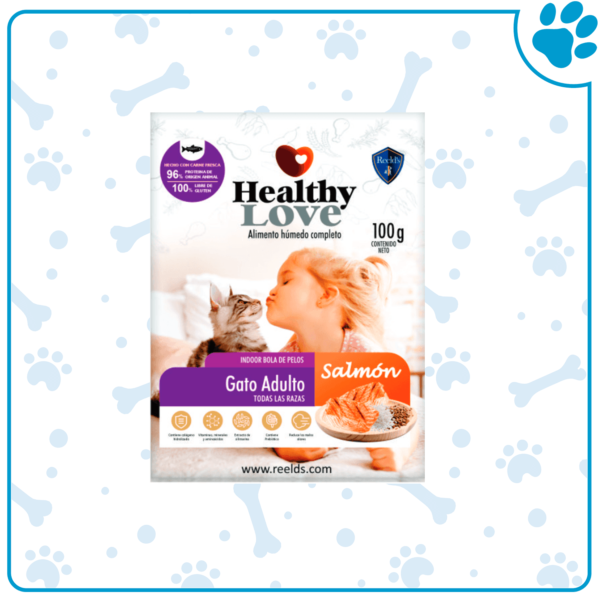 Healthy Love Gatos Adultos Salmón 100 gr