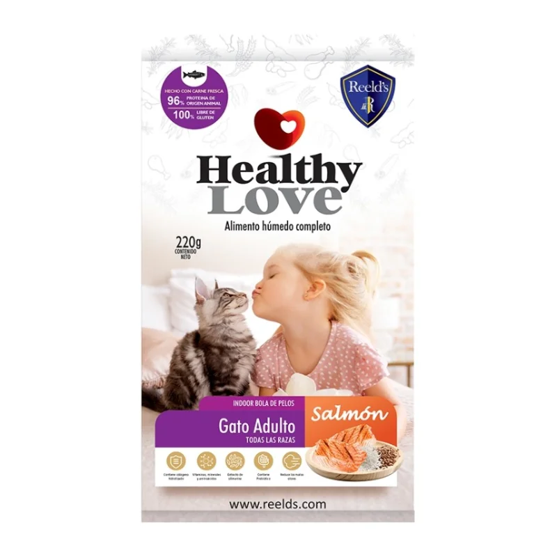 Healthy Love Gatos Adultos Salmón 100 gr