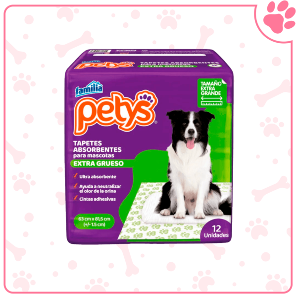 Tapetes Petys x12(63x81.5cm)Extra Grueso
