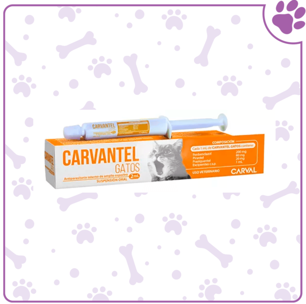 CARVANTEL Gatos x 2 ml