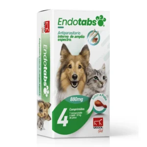 ENDOTABS 880 mg x 4 Comp (razas medianas)
