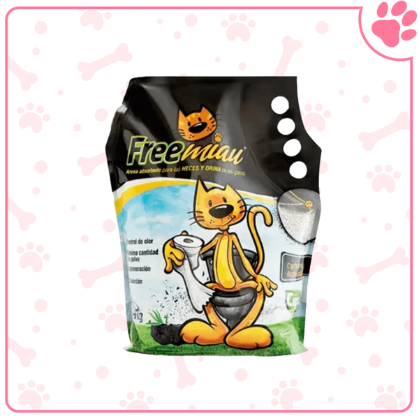 Freemiau Arena Gatos Carbón Activado x 4 kg