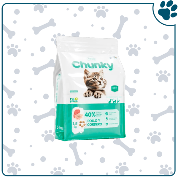 Chunky Gatitos - Pollo Cordero  8 kG