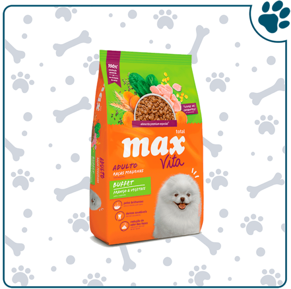 Max Vita Razas Pequeñas - Pollo y Vegetales