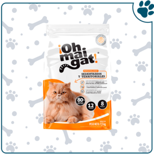 Oh Mai Gat Adulto Sedentarios - Naranja  8 Kg