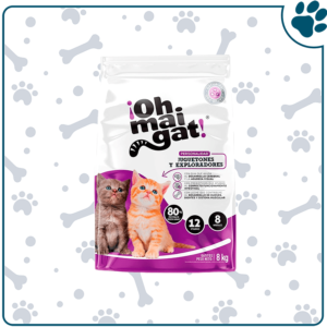Oh Mai Gat Gatitos Juguetones - Morado 8Kg