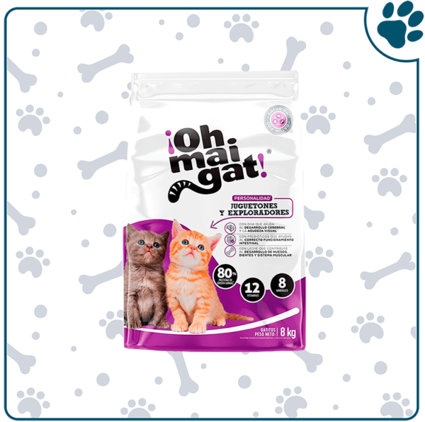 Oh Mai Gat Gatitos Juguetones - Morado 8Kg