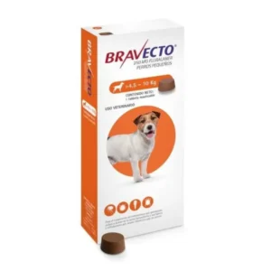 BRAVECTO Perros 4.5-10 kg. * 1 Tableta (Naranja)