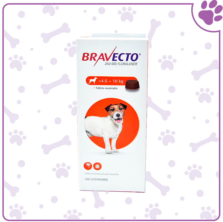 BRAVECTO Perros 4.5-10 kg. * 1 Tableta (Naranja)