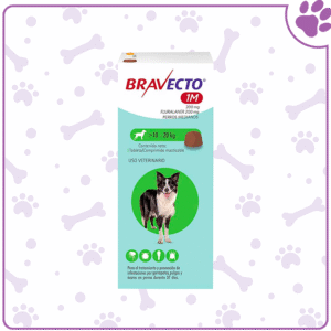 BRAVECTO Perros Medianos 1M 10-20 kg. (Verde)