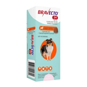 BRAVECTO Perros Pequeños 1M 4.5-10 kg. (Naranja)