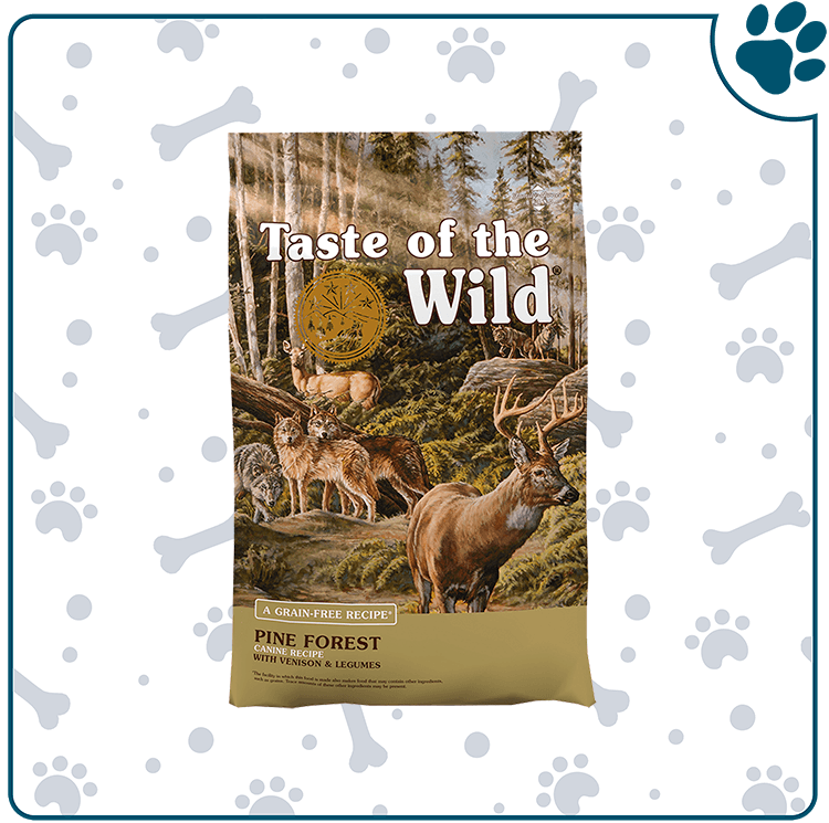 Pine Forest Canine Recipe Venado y Legumbres