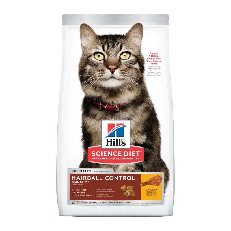 Adult 7+ Hairball Control 7Lb